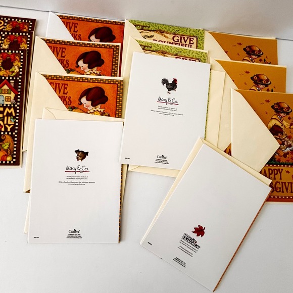 Mary Engelbreit Lot of Vintage Cards Thanksgiving Friendship Vintage - Picture 12 of 16